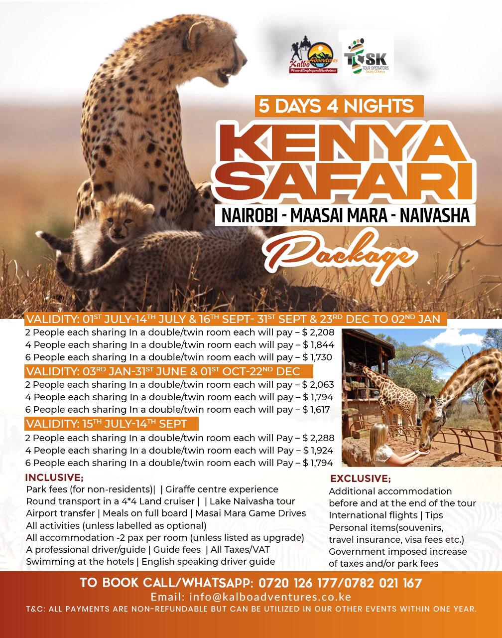 Nairobi-Mara-Naivasha